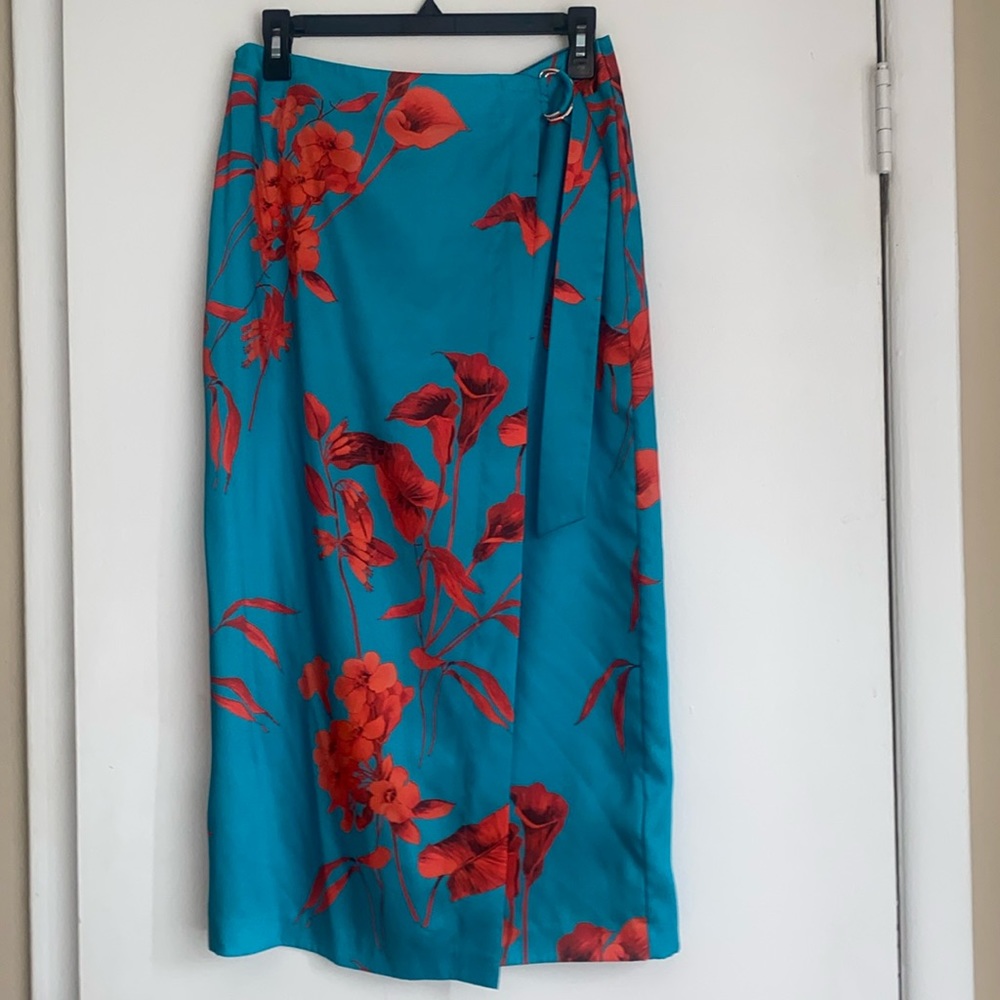 Ted Baker | Lilyy Fantasia Split Hem Midi Skirt nwt